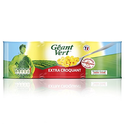 Géant Vert Maïs Ultra Croquant 3 Boîtes x 150 g