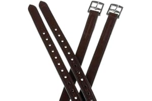 WONDER WISH Wonde wish 1" wide Stirrup Leathers & Irons available Size: Size: 1 x 54", 1x57" and 1 x 60", Colour: Black and Brown (Size: 6/8x48, Brown)