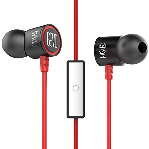 Zakitane In-Ear Earbud Sport Earphones Noise Isolating Headphones with Microphone Stereo Bass Dynamic Crystal 