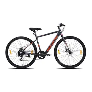 Hero Lectro Unisex-Adult Hero C6E 700C 7S Electric Cycle with 6061 18.5 Inch Alloy Frame (Black)