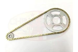 China Parts CBR 125 R B-D 2011-2017 Heavy Duty Chain and Sprocket Kit GOLD