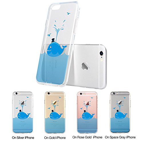 iPhone 6 6s Funda  ESR Suave Carcasa iPhone 6 6s Case Cover Silicona Funda para Apple iPhone 6   iPhone 6s - Ballena