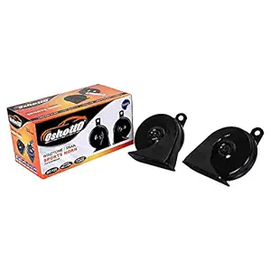 Oshotto Original Taiwan 12V Car Horn- Trumpet Sound 2Pc Set(Low + High) Compatible with Volkswagen Vento