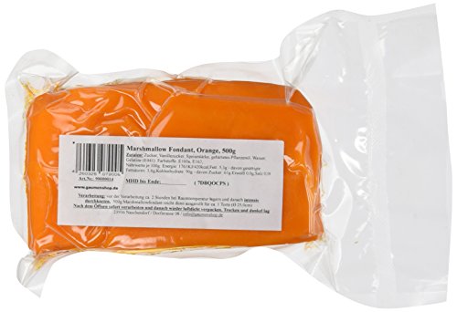 Preisvergleich Produktbild Rollfondant Marshmallow Orange 500g