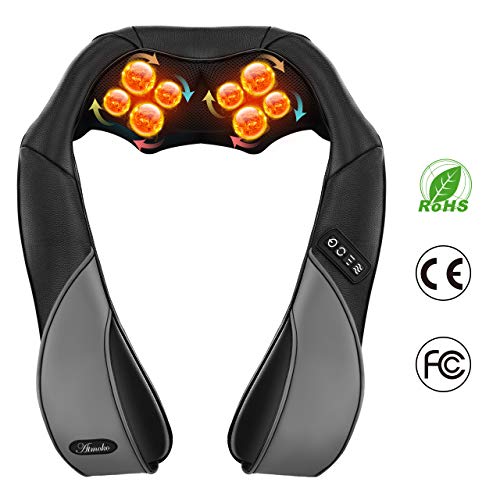 ellesye Shiatsu Massage Device 8 N & # X153; UDS, chanffant Electric Massager for Neck Back Shoulde