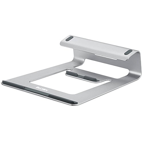 BUJIAN Laptopständer Aluminium Ständer und Halter für Notebook Macbook Pro Air iPad Lenovo Asus 10-15 zoll (Silber) - 2