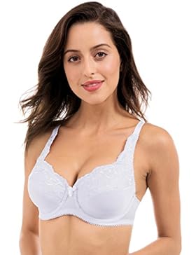 Delimira Damen Minimizer BH - Vollschalen,Bestickt,Mit Bügel,Ohne Einlagen