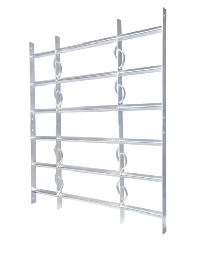 GAH-ALBERTS Ventana Rejilla secorino Style - Extensible, galvanizado en Azul, 563653