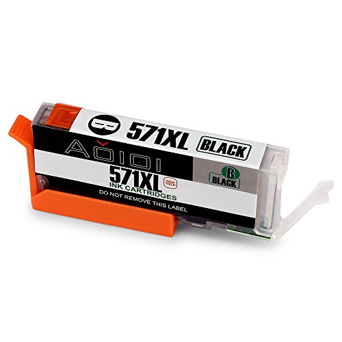 Aoioi 5-Farben 570XL 571XL Kompatibel Tintenpatronen Ersatz für PGI-570XL CLI-571XL Druckerpatronen Hoher Reichweite für PIXMA MG5750 MG6850 MG5752 MG5751 MG6853 MG6852 MG6851 MG5753 MG5700 MG6800 Patronen(3 Großes Schwarz, 1 Klein Schwarz, 1 Blau, 1 Rot und 1 Gelb) - 4