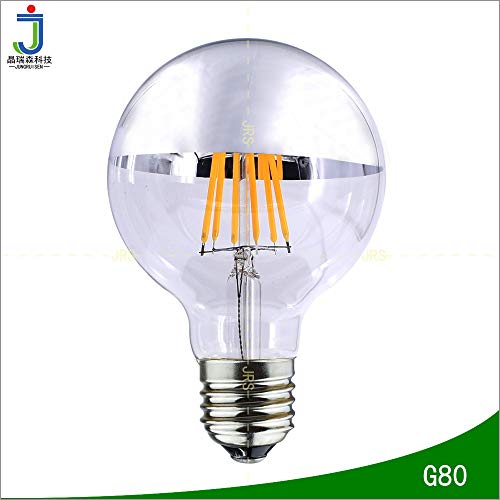 Preisvergleich Produktbild Led-Glühlampen Versilberte Dragon Ballbirne Halbvergoldete Silberbirne Lichttiefe Dimmend Keine Stroboskopie Versilberte Dragon Ballbirne E27 Top Silber, 8Z, 3000K (Warmweiß)