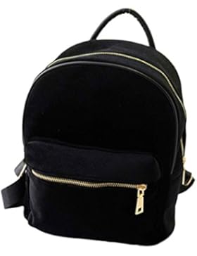 BZLine® Frauen samt kleiner Rucksack Rucksack Schule Buch Umhängetasche Rucksack
