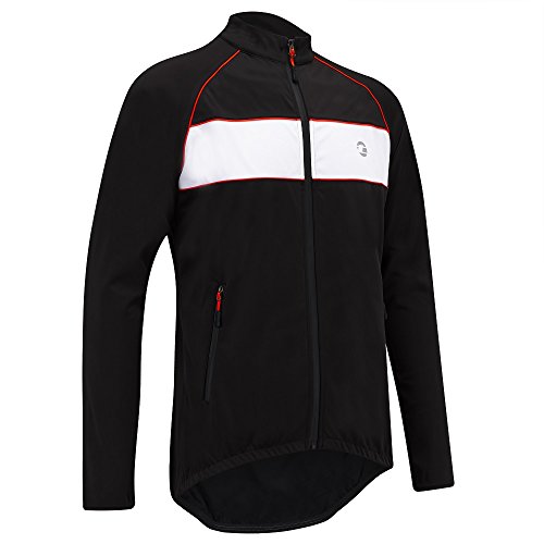 Classe Series Mens Soft Shell Jacket Black/White Lrg