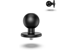 GENERIES GENERIC with 1/4 Screw for Cameras Video and Camcorders Compatible with RAM/iMESTOU Ball Mount (1 Piece, SZZS-14), (SZZS-R14) R14, Piece 1