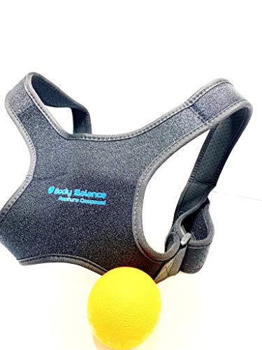 Corrector de postura para hombres y mujeres Soporte ajustable para el hombro y la espalda Mejora la postura del hombro en la parte superior de la espalda by BODY BALANCE