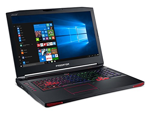 Acer Predator 17 Gaming Laptop  Core i7  GeForce GTX 1070  17 3  Full HD G-SYNC  16GB DDR4  256GB SSD  1TB HDD  G9-793-79V5