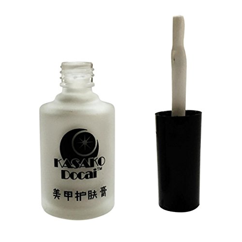 Oyedens Peel Off Liquid Nail Art Tape Latex Tape Finger Protected Liquid Palisade Base Coat Nail Polish (White)