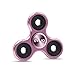 Produktbild Spinner Fidget Spielzeug für die Hand,EVIISO Spielzeug aus Aluminiumlegierung Tri Spinner Hand spielzeug Finger spinner für Kinder und Erwachsene Spielzeug Geschenke (Rosen Gold)