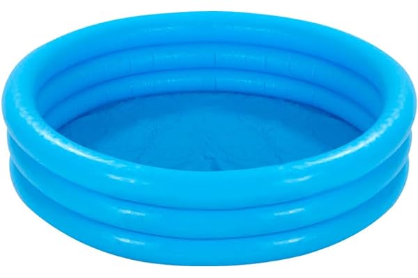 Intex 59416NP Crystal Blue Three Ring Inflatable Paddling Pool 1.14m x 25cm