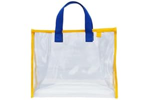 MRCHEN Bolso Transparente Mujer, Bolso Transparente, Bolso Transparente Mujer Trabajo, Bolsa de Lavado de PVC a Prueba de Agua Bolsa de Transporte Perfecta para Nadar en Vacaciones