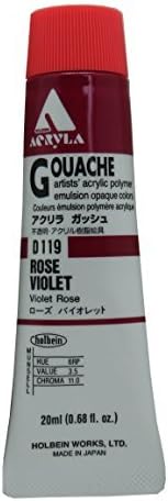 Holbein Acryla Gouache Rose Violet (A) 20ml by Holbein Acryla Gouache