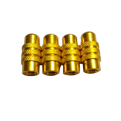 yellow presta valve caps