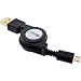 Produktbild InLine 31707r 0,75 m USB A microUSB B schwarz USB-Kabel - USB Kabel (0,75 m; USB A; Micro USB B, Stecker/Stecker, schwarz, Gold)