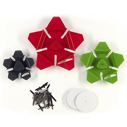 Preisvergleich Produktbild EK Tools Urlaub Star Schleife Maker Set, Hellgrau