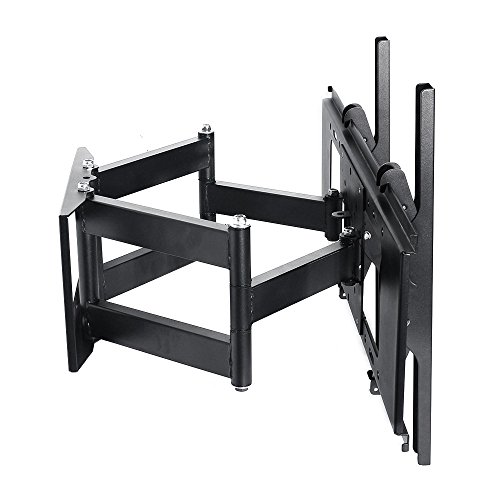 Lumsing schwenkbare neigbare TV Wandhalterung mit Doppel Arme für 37-65″ Plasma LCD-LED-Flachbildschirm Passend für LED-, LCD-und Plasma- mit HDMI Kabel, Max VESA 600mm x 400mm - 8
