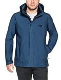 jack wolfskin regenhose fahrrad abnehmbare Kapuze Jack Wolfskin Herren Highland JKT M Wetterschutzjacke, Ocean Wave, M