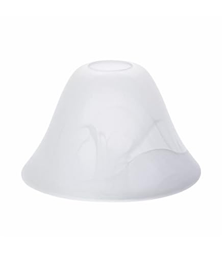 Abat-jour 60W Diamètre 10cm Abat-jour Verre Mat 100mm - Filetage 84,5mm - 60W - Pour Lustre Et Lampe Accessoire éclairage Verre Dépoli