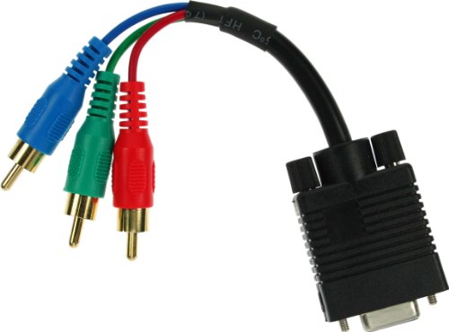 VGA RGB Adapter Kabel Buchse an 3x Cinch St – Adapter - 2