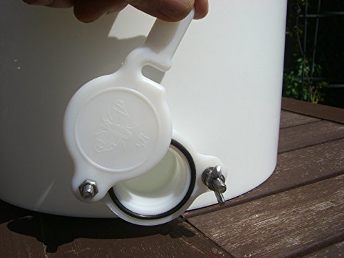 Honig Setztank (10l) mit doppeltem rostfreiem Sieb - 6