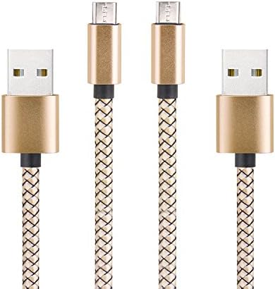 Micro USB Cable [3m / 2pack] 2.4A Fast Charging Cable Nylon Braided Android Charger Cables for Android Devices,Smartphones, Samsung Galaxy, Kindle, Nexus, HUAWEI, LG, Sony, Nokia, HTC, Motorola Microsoft and More