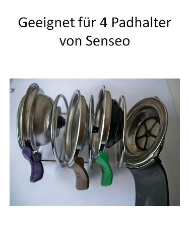 Pad Station,Padheber Organizer,Pad Halter Station passend für Ihr Padhalter von Senseo -Espresso-Hot Choco-New Generation-Senseo Latte, mit Tropfschale - 2