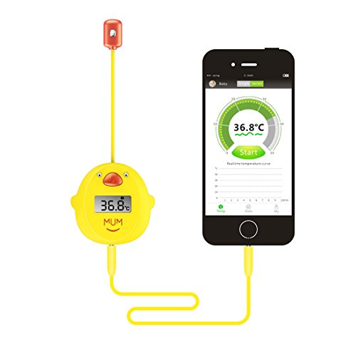 Preisvergleich Produktbild MUMWITH Baby / Erwachsener Intelligente Digitale Thermometer Körper Temperatur Fieber Tester Monitor mit Sensor von Achsel Axillaris