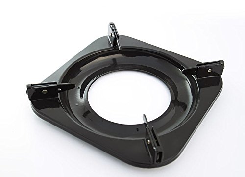 Edelstahl Gaskocher 3 flammig mit Deckel 9,7 KW Campingkocher mit Grill Ofen Gasgrill WOK Hockerkocher inkl. Gasschlauch-Regler Set - 6