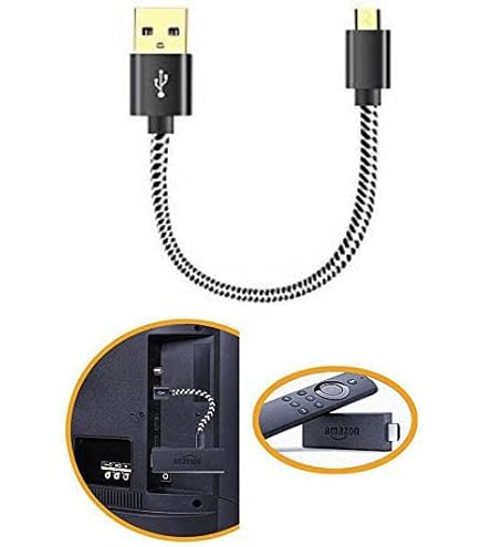 USB Power Cable For Fire Stick - 2 Pack Direct TV Power Cords