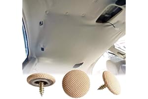 TAPIZADOS LUXOR KIT para arreglar el techo de tu coche/Pack botones Techo Auto (Beige/20 Unidades)
