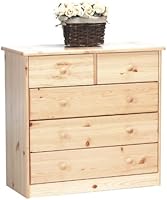 Steens Mario / 17801219 Commode Pin massif laqu&eacute; 73 x 78 x 35 cm