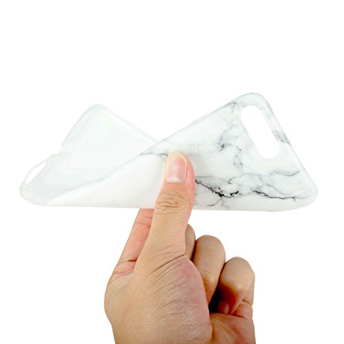 Funda para iphone 7 Plus  Leathlux Premium M  rmol Patr  n Suave Silicona Carcasa Protector Bumper Tapa Flexible TPU Gel Ultra Delgado Cubierta para iPhone 7 Plus 5 5 