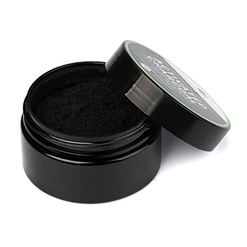 Holeider Natürliches Aktivkohle Zahnaufhellung mit Aktivkohle Pulver 30g ( activated charcoal teeth whitening ) - 6