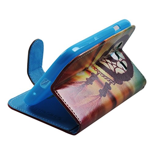 Semoss 3 en 1 Set Atrapasue  os Funda de Cuero Estrella Carcasa Case Para Samsung Galaxy Grand Neo i9060 PU Flip Billetera Piel Leather Folio Wallet Cover Skin con Funcion Soporte   Titular Tarjeta Protector Pantalla   Touch Pen