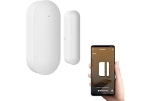 XNY Détecteur de Porte et Fenêtre sans Fil Intelligent, Capteur de Porte WiFi avec Notification APP, Détecteur d'ouverture de Porte, Alarme Porte Entree, Compatible avec Alexa et Google Assistant.