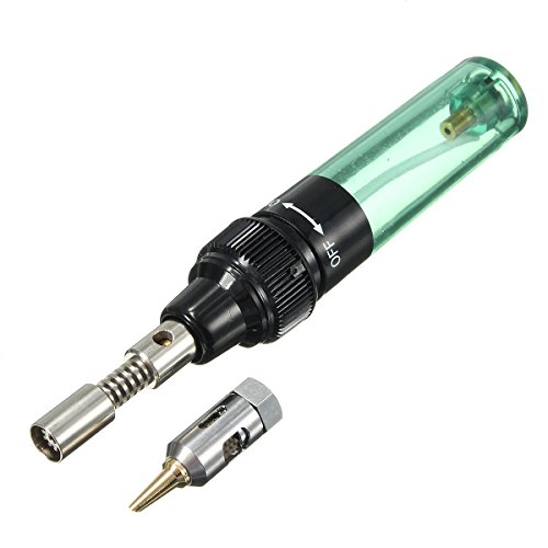 Gas Lötkolben, GOCHANGE Cordless Butan Lötkolben, Einstellbare Butangas Löten Lötbrenner Schweißbrenner Pen Gas-Schweißen mit 4 Vertauschen Lötspitze - 4