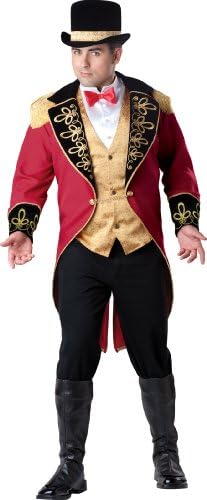 In Character Boys Plus Size Ring Master Fancy dress costume, Multi, 3X
