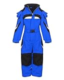Warmer Kinder Skianzug PM Kinder Outdoor Skianzug Snowboard Unisex Jungen Mädchen Funktionsanzug Hardshell Schneeanzug Winter LB1310, blau, 122