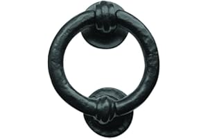 FRELAN HARDWARE Frelan JAB7 95mm Dia. Ring Knocker, Black, 100 mm