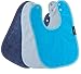 Mum2Mum Standard Wonder Bib Multipack in Navy/Baby Blue/Teal