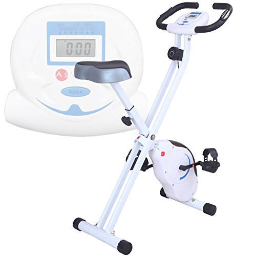 AsVIVA H14 Ergometer Heimtrainer und XBike mit 5kg Schwungmasse, Magnetbremse, 8 Widerstandsstufen plus Riemenantrieb und klappbar - 3
