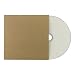 Produktbild 20 x Stecktasche für CD, DVD, Blu-ray, braune Papphülle, Kraftpapier, Kraftkarton, 20er Pack